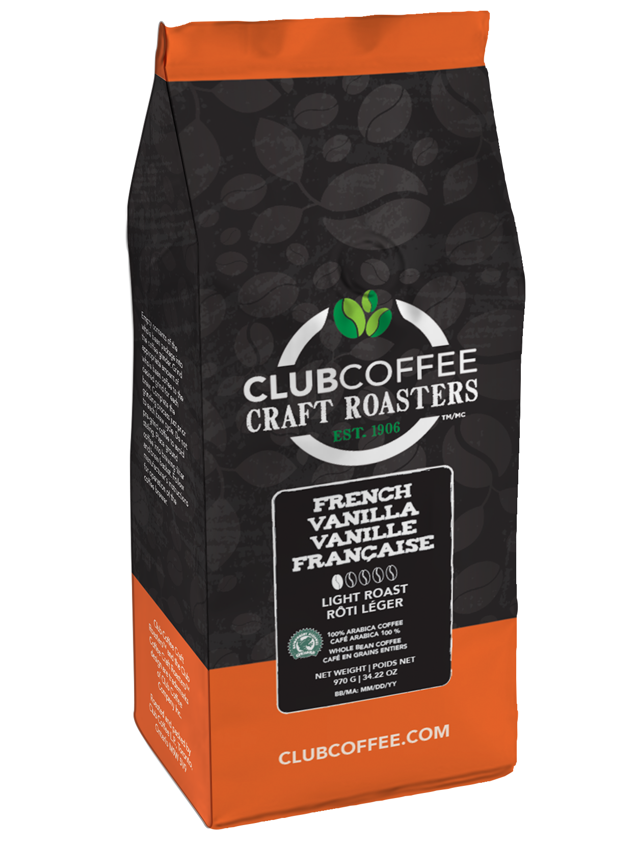 Craft Roasters French Vanilla Whole Bean Bag