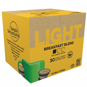 Simply Sensational Light - Breakfast Blend Single Serve Pods